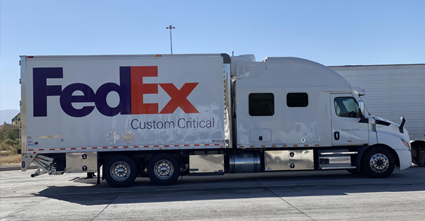 fedex custom critical truck cost