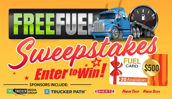 Free Fuel Sweepstakes Supporting National Truck Driver Awareness Week