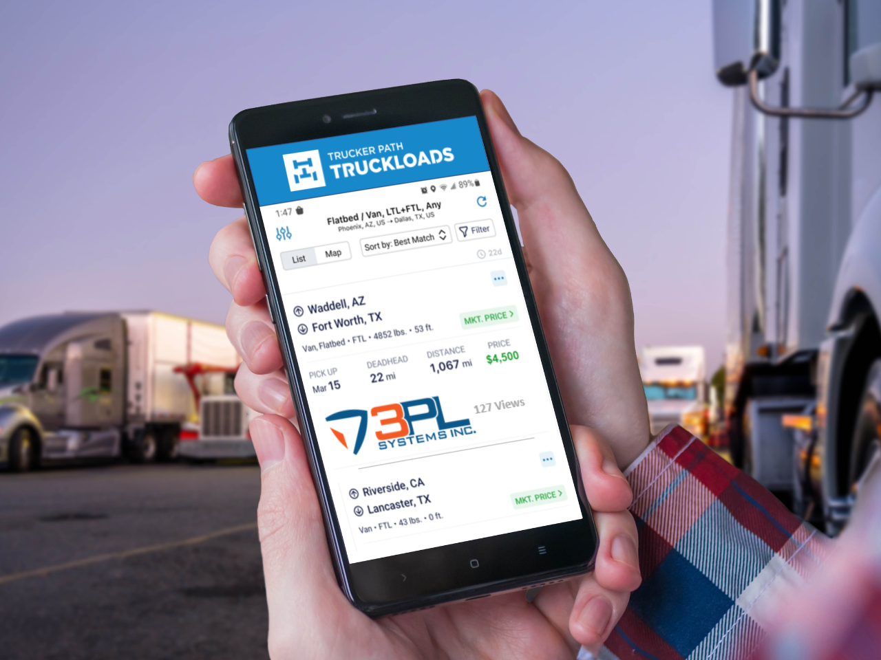 Trucker Path and 3PL Systems Offer Single Click Access to Loads and Capacity
