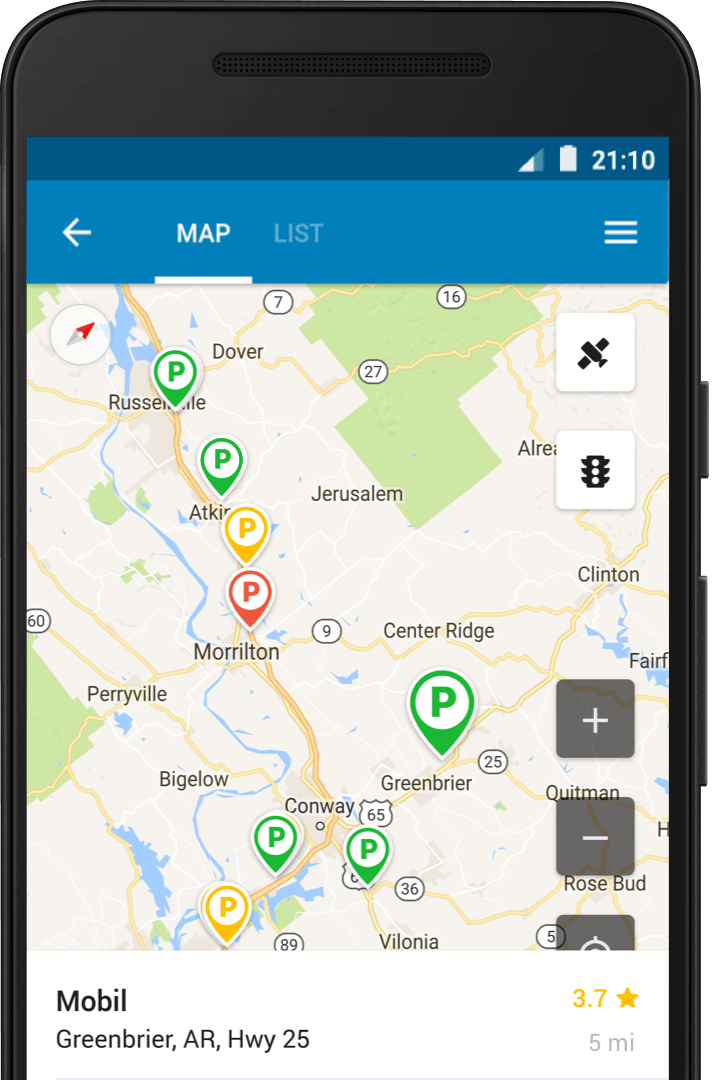 Truck Parking & Trailer Parking Lots